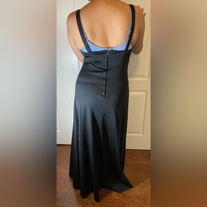 Black maxi dress